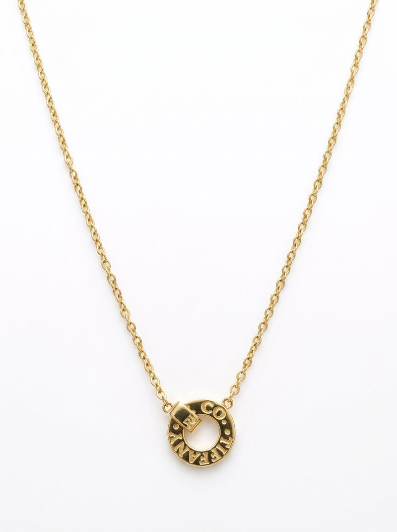 Gargantilla de oro 14k tipo diseñador mod 5957 - 45 cm