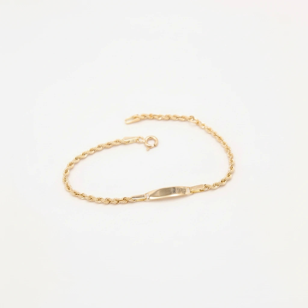 Esclava torsal de oro 14k de 14CM Mod. 253707489