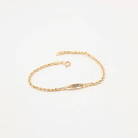 Esclava torsal de oro 14k de 14CM Mod. 253707489
