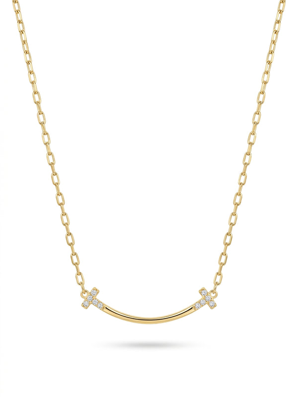 Gargantilla de oro 10k tipo diseñador Mod 5691 - 45 cm