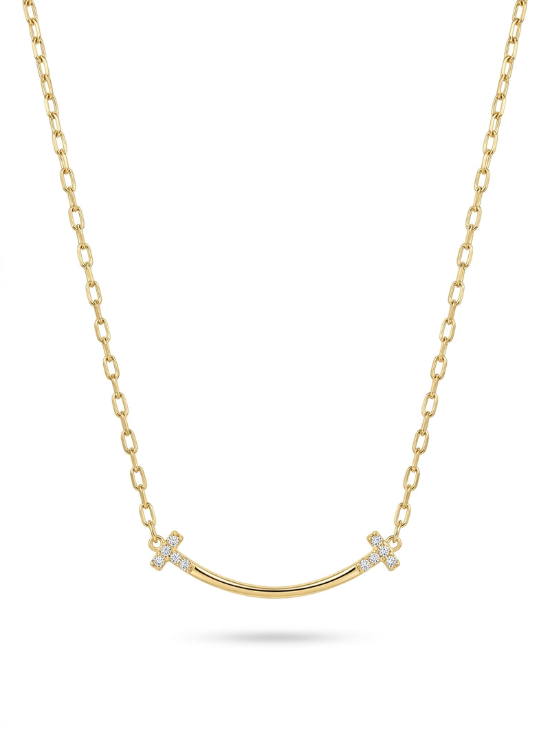 Gargantilla de oro 10k tipo diseñador Mod 5691 - 45 cm