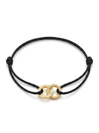 Pulsera de oro 10k tipo diseñador Mod 5693 - ajustable