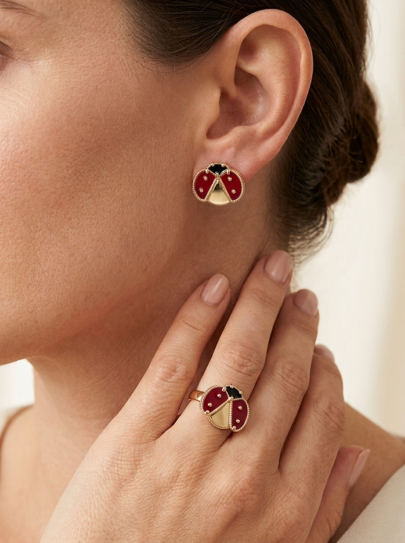 Set de oro 14k diseño de Catalinas Mod 5792