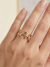 Anillo de oro 14k tipo diseñador  mod 5746