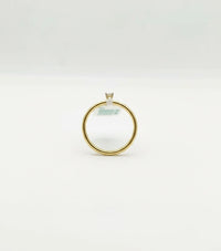 Anillo solitario 10k