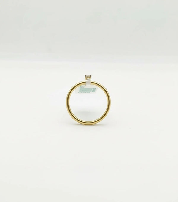 Anillo solitario 10k