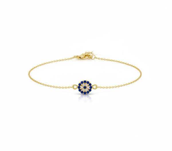 Pulsera de flor de oro 14k