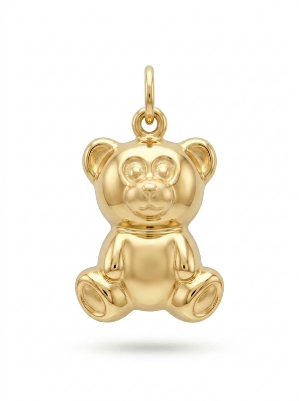Dije de oro 14k diseño de oso Mod 5504 - 2 cm