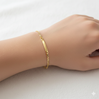 Esclava tejido ancla de oro 14k de 13/15 CM Mod. 489018