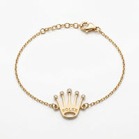 Pulsera de oro 10k tipo diseñador Mod 5653- 18 cm