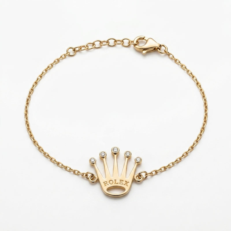 Pulsera de oro 10k tipo diseñador Mod 5653- 18 cm