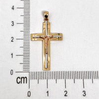 Crucifijo de oro 14k Mod LM5372 - 3 cm