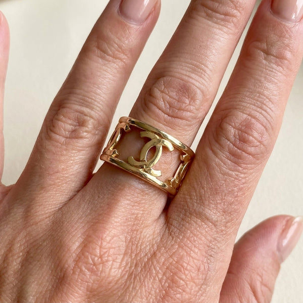 Anillo de oro 14k tipo diseñador  Mod 5766 - 1 cm