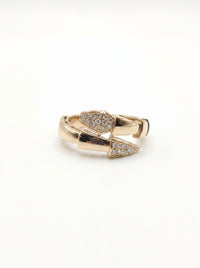 Anillo de oro 14k diseño viper tipo diseñador Mod5762