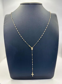 Rosario 60cm de oro 14k