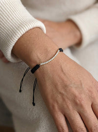 Pulsera de oro amarillo 14k tipo tenis Mod 5960 - ajustable