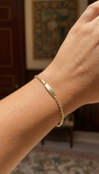 Esclava torsal de oro 14k de 14CM Mod. 253707489