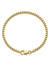 Pulsera de oro 14k diseño de cubo mod LM5151 - 18 cm