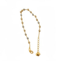 Pulsera de oro florentino 10k tipo Viviana Mod.  B3123 - 18 cm