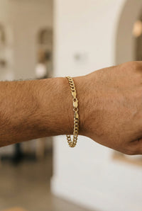 Pulsera cubana de oro 14k 21 cm x 3mm Mod. 14219701