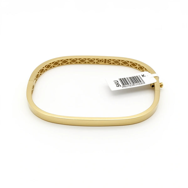 Aro tipo bangle de oro 14k - 18 cm
