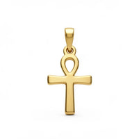 Cruz egipcia ankh oro 14k - 1.7 cm