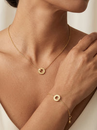 Set de oro 14k tipo diseñador Mod 5940