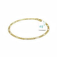 Pulsera 3x1 de oro 10k en medida para dama Mod.2818