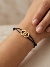 Pulsera de oro 10k tipo diseñador Mod 5693 - ajustable