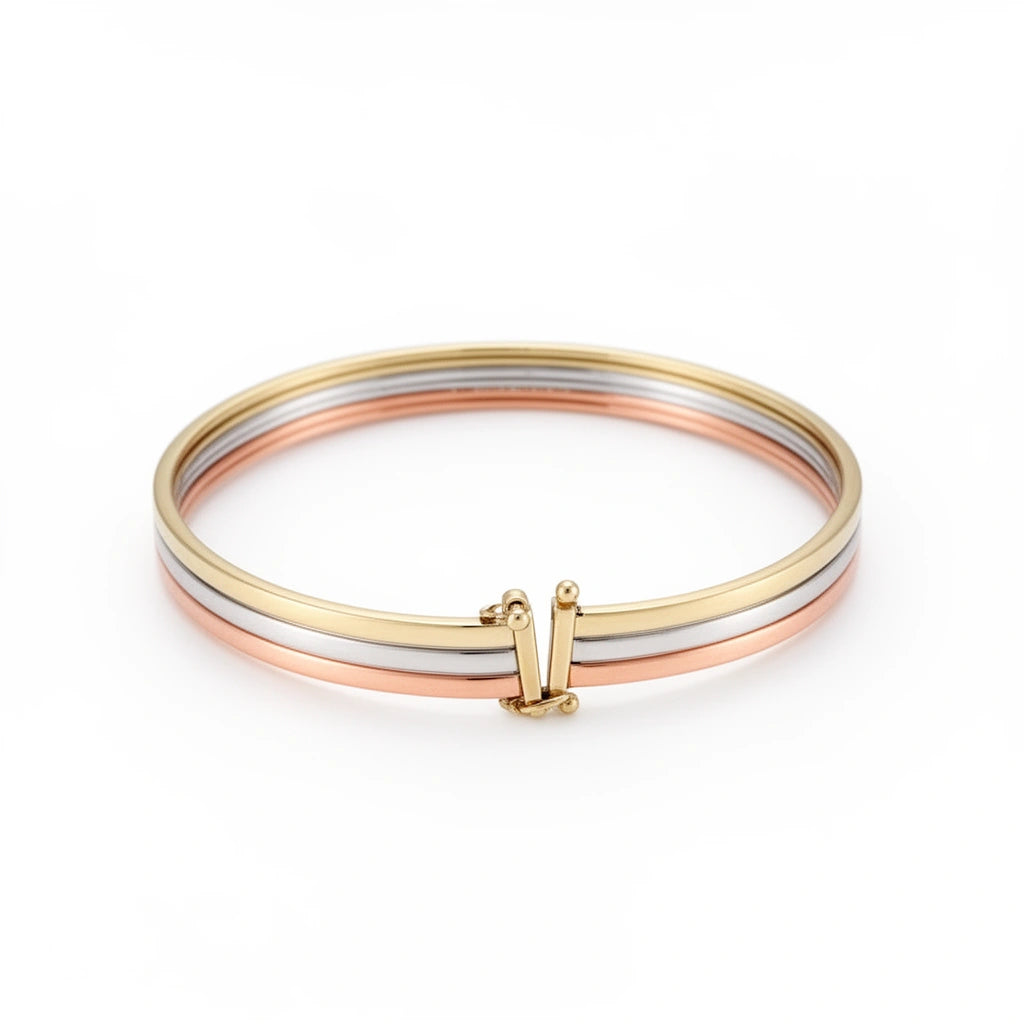 Aro florentino de oro 14k Mod.141886 18 cm x 6 mm