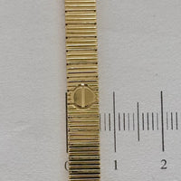 Brazalete de oro 14k de tipo diseñador fexible - 18 cm x 7 mm