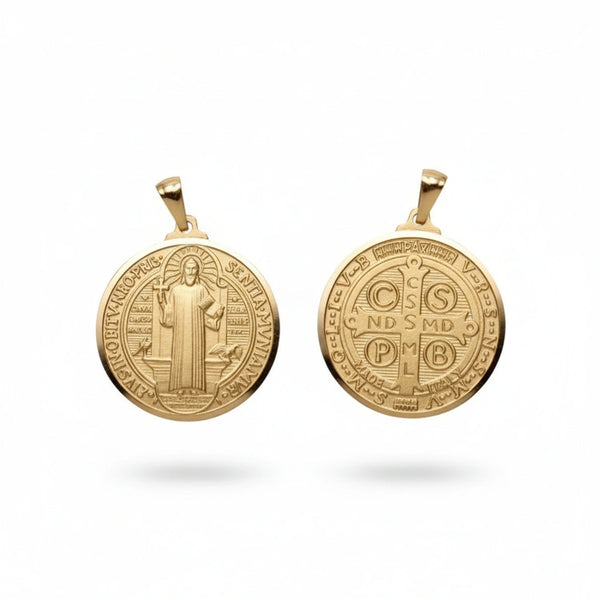 Medalla de San Benito de oro 10k Mod. 253707489009.1