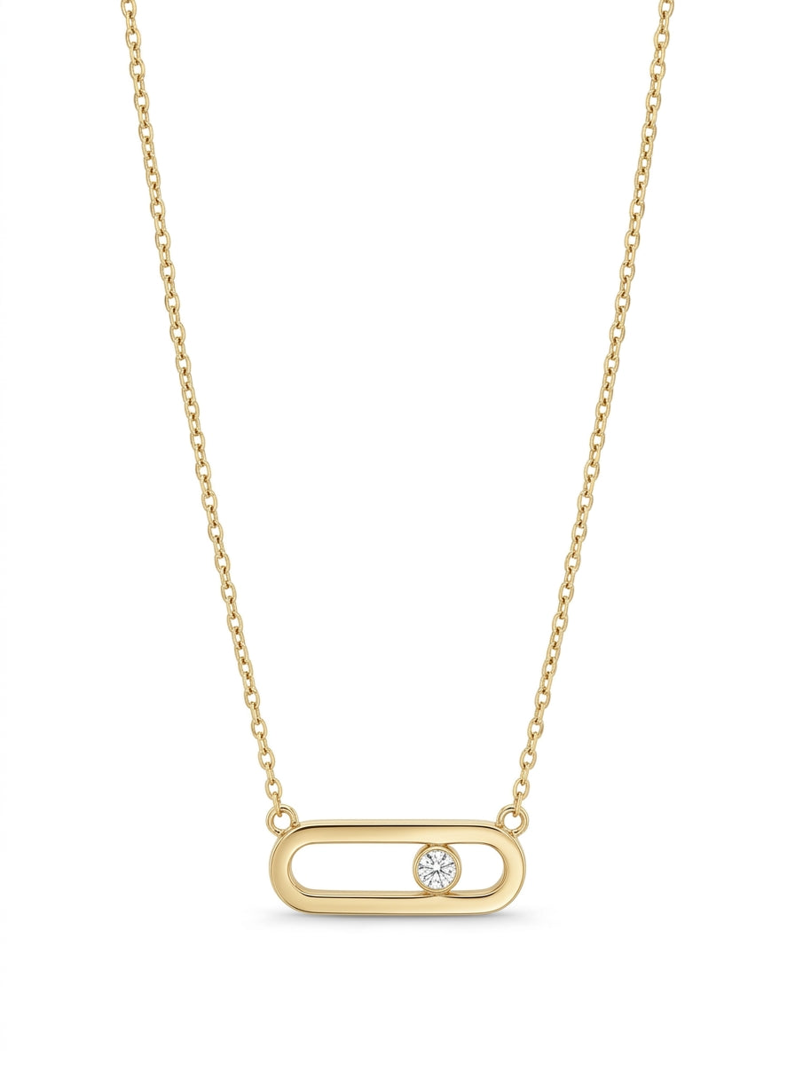 Gargantilla de oro 14k tipo diseñador mod 5915- 45 cm