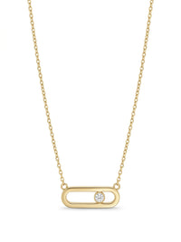 Gargantilla de oro 14k tipo diseñador mod 5915- 45 cm