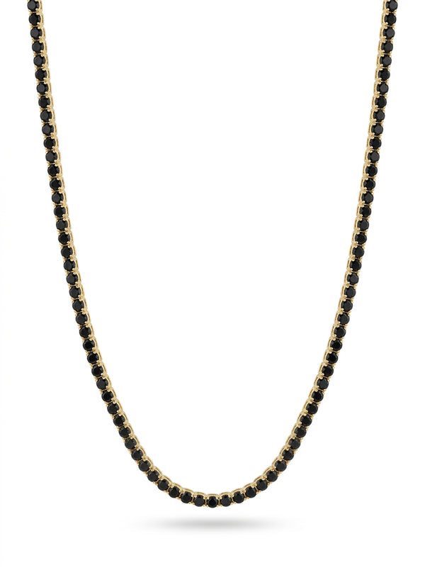 Gargantilla de oro 14k tipo tennis mod 5576 - 45 cm
