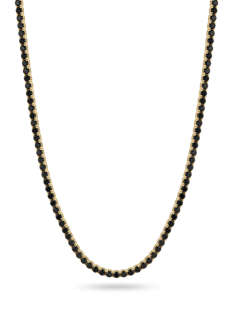 Gargantilla de oro 14k tipo tennis mod 5576 - 45 cm