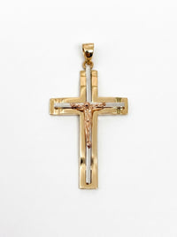 Crucifijo de oro 14k Mod LM5372 - 3 cm