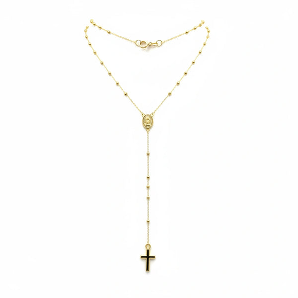 Rosario de oro amarillo 14k 45 cm 1 mm