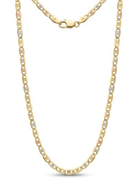 Cadena de oro 14k tejido valentino florentina solida mod 5831 - 3.5 mm