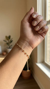 Pulsera de oro amarillo 10k tipo Viviana Mod.  B3121 - 18 cm