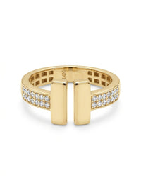 Anillo de oro 14k tipo diseñador Mod 5540