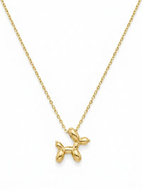 Gargantilla de oro 14k diseño de perrito Mod LM5129 - 45 cm