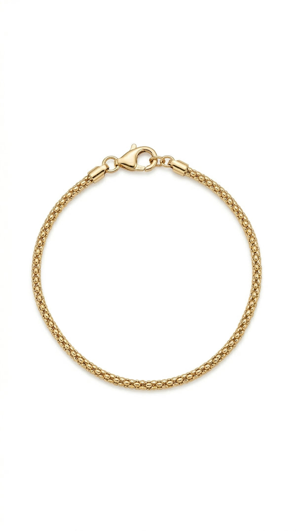 Pulsera Tejido Fino en Oro 14K Mod. LM5063 - 18 cm