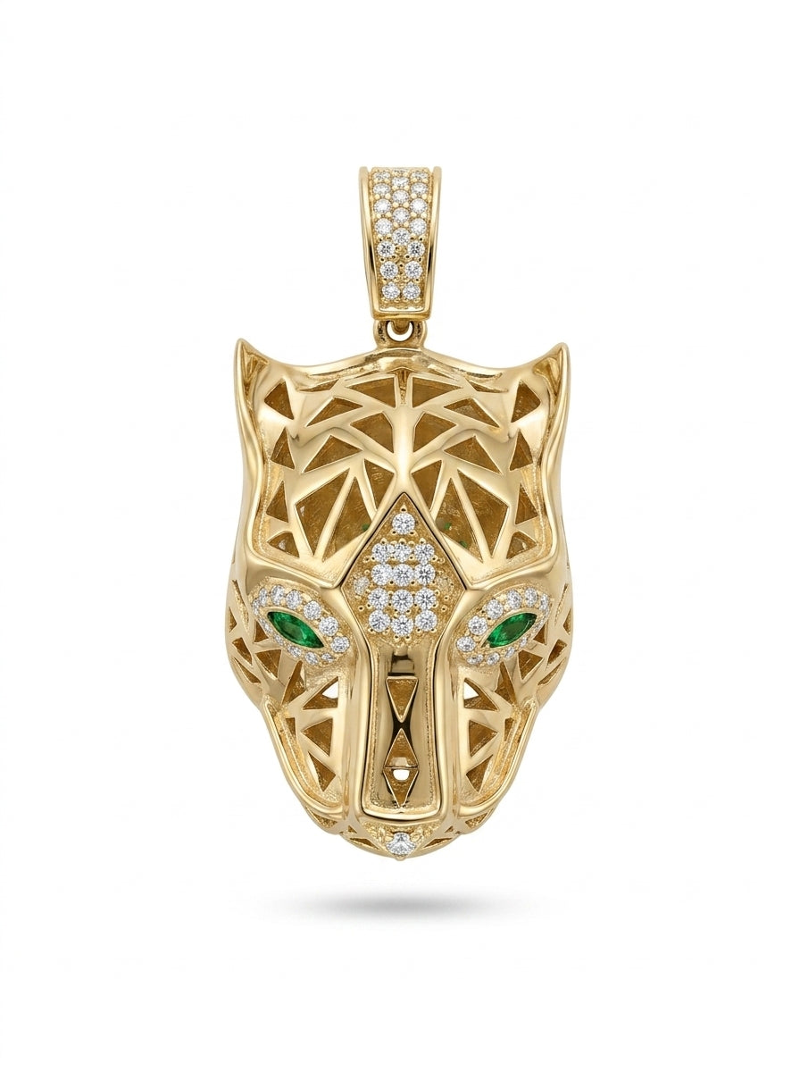Dije de oro 14k tipo diseñador Mod 5450- 3 cm