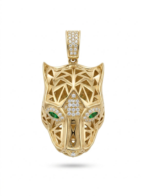 Dije de oro 14k tipo diseñador Mod 5450- 3 cm