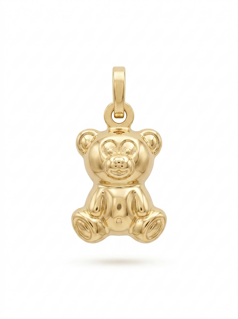 Dije de oro 14k diseño de oso Mod 5502 - 1.5 cm
