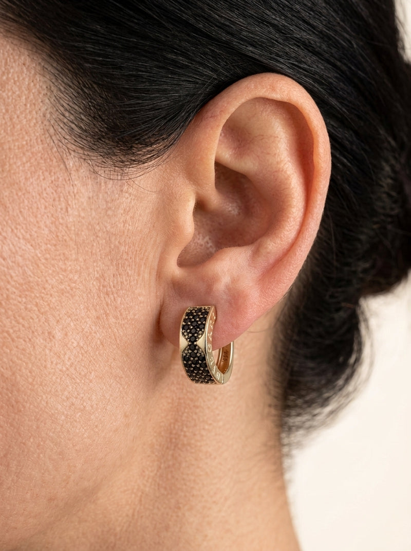 Aretes de oro 14k inspirado en diseñador Mod 5796
