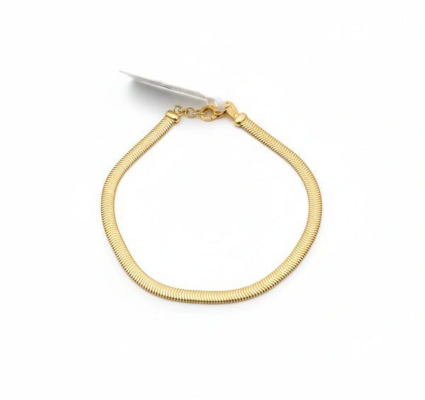 Pulsera panza de víbora de oro 14k mod. 4050