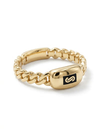 Anillo de oro 14k Mónaco Chain Classic mod 5888