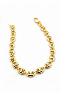 Pulsera tipo diseñador de oro 14k Mod. G1418578 - 18 cm